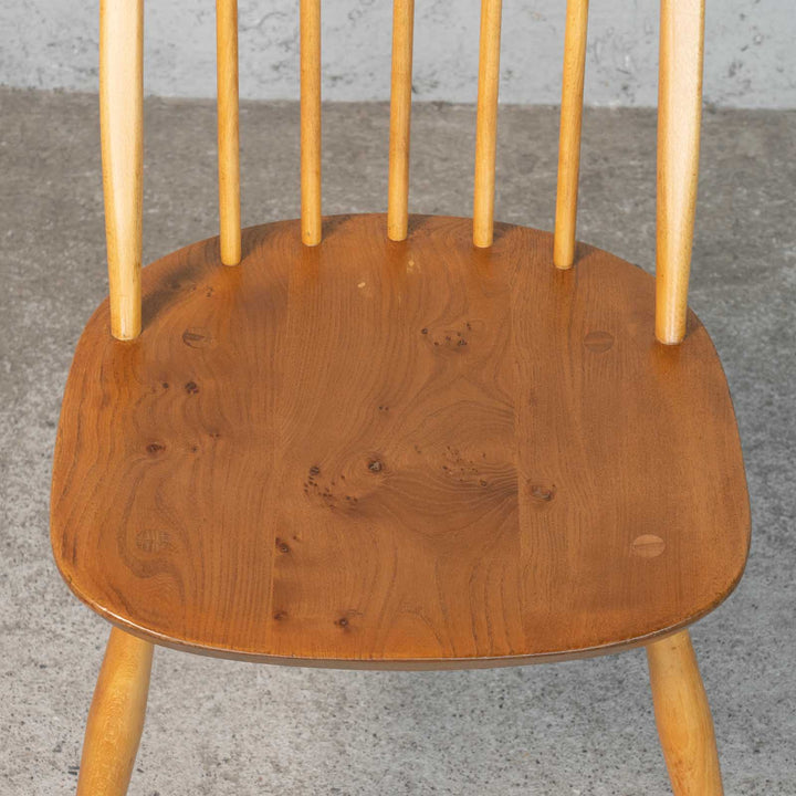 英国【ERCOL アーコール】曲木のボウバック 5本スポーク クエーカーチェア No.365 Windsor ウインザー /23I-17[m]