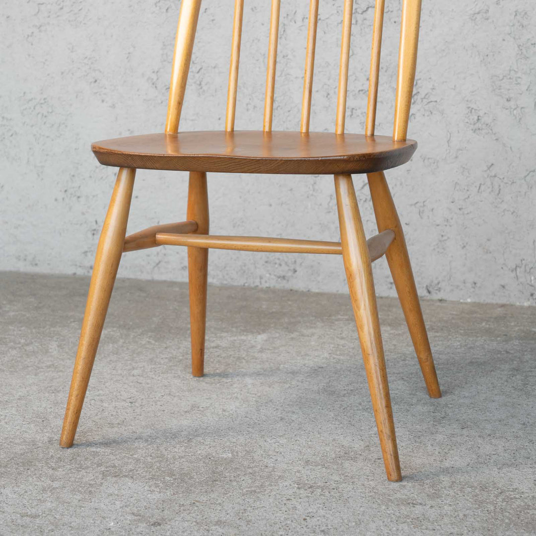 英国【ERCOL アーコール】曲木のボウバック 5本スポーク クエーカーチェア No.365 Windsor ウインザー /23I-17[m]