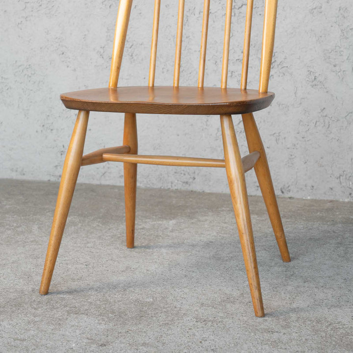 英国【ERCOL アーコール】曲木のボウバック 5本スポーク クエーカーチェア No.365 Windsor ウインザー /23I-17[m]