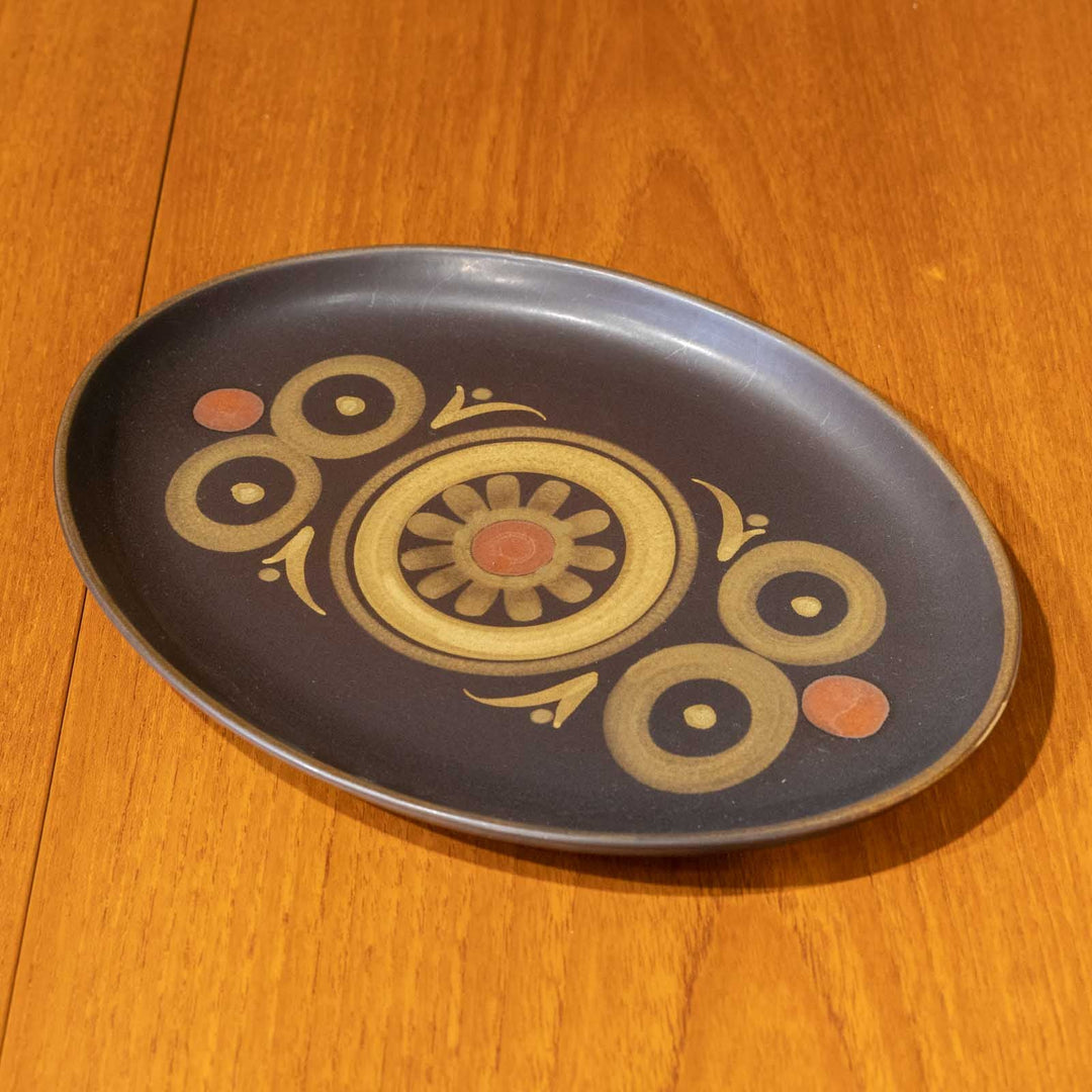 【DENBY デンビー Arabesque アラベスク】オーバルプレート 32×23cm /23I[m]