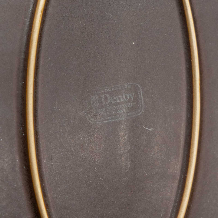 【DENBY デンビー Arabesque アラベスク】オーバルプレート 32×23cm /23I[m]