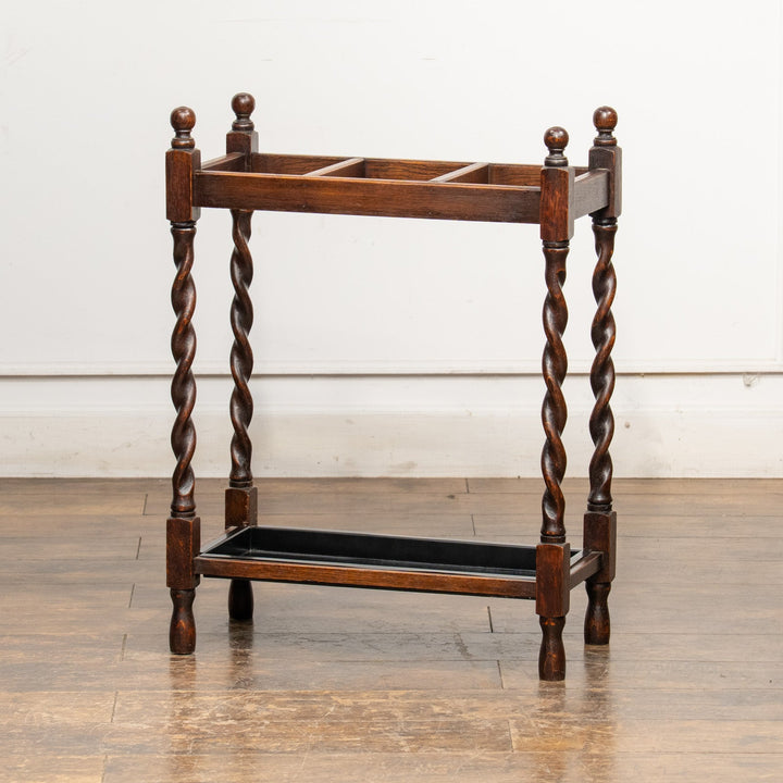 杖や傘をすっきり仕舞える オーク スティックスタンド /23I