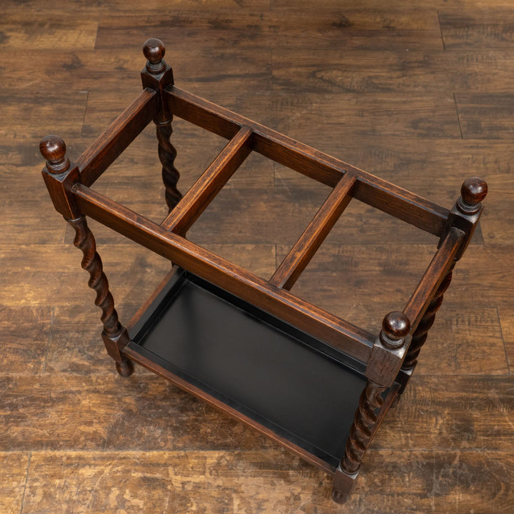 杖や傘をすっきり仕舞える オーク スティックスタンド /23I