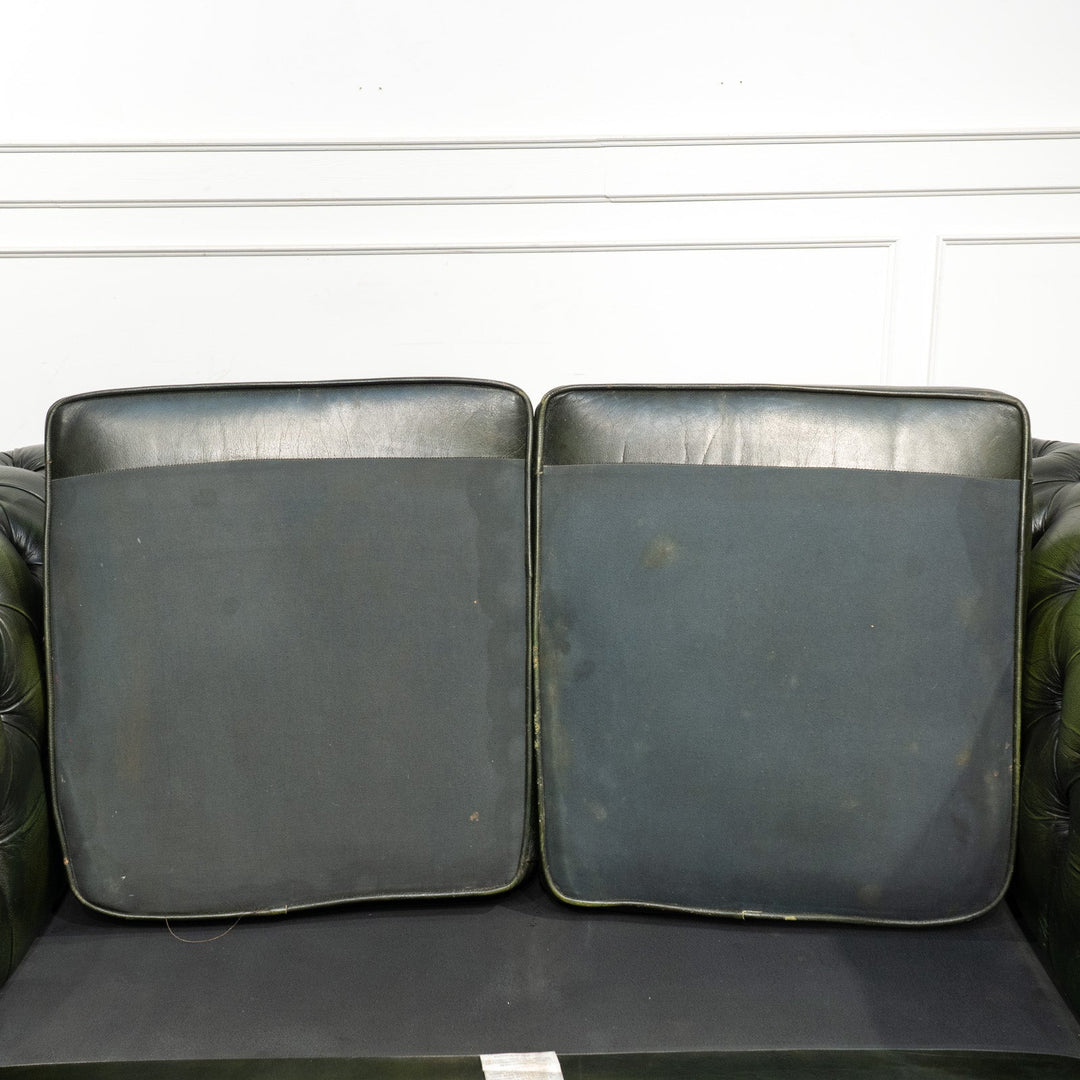 チェスターフィールド グリーン ソファ 2人掛け /23I