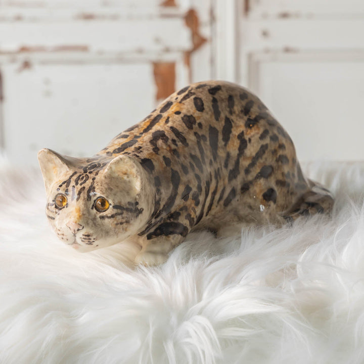 【Winstanley Cat ウィンスタンレイ キャット】◇キラキラした瞳で獲物を狙う姿を表現 Bengal ベンガル /23J[m]
