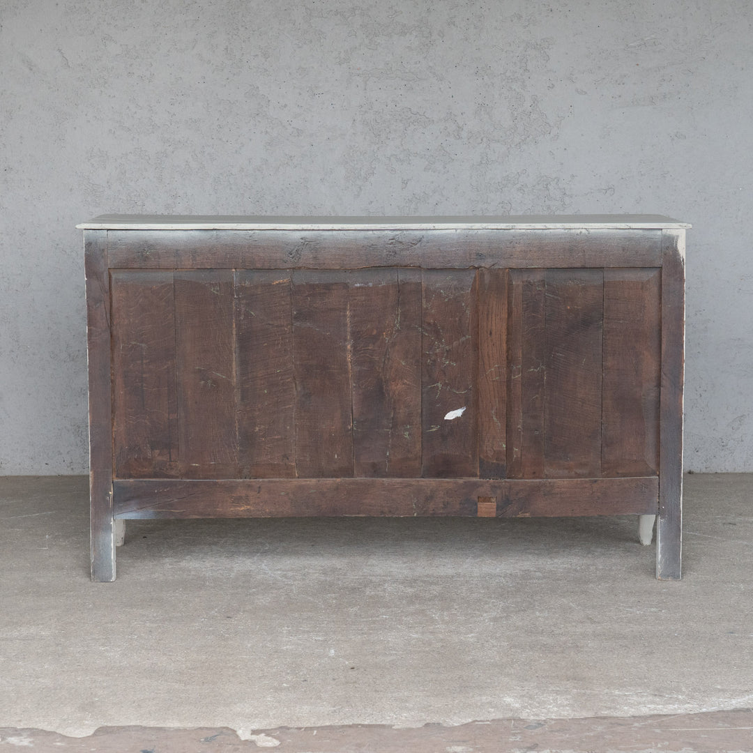 上品なデザインにホワイトペイントがシャビーシックな印象 フレンチ サイドボード /23K