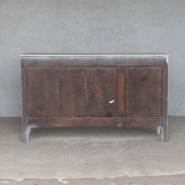 上品なデザインにホワイトペイントがシャビーシックな印象 フレンチ サイドボード /23K