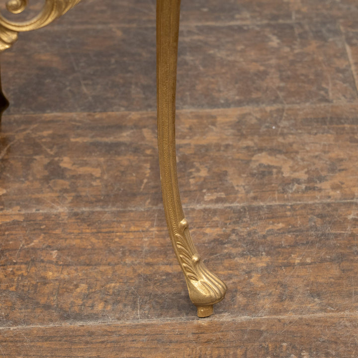 マーブルトップ ラウンド 2段 オケージョナルテーブル /23K-A