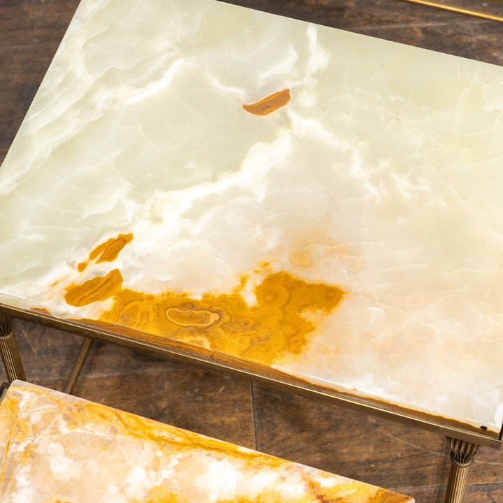 マーブルトップ 3段 ネストテーブル /23K-2