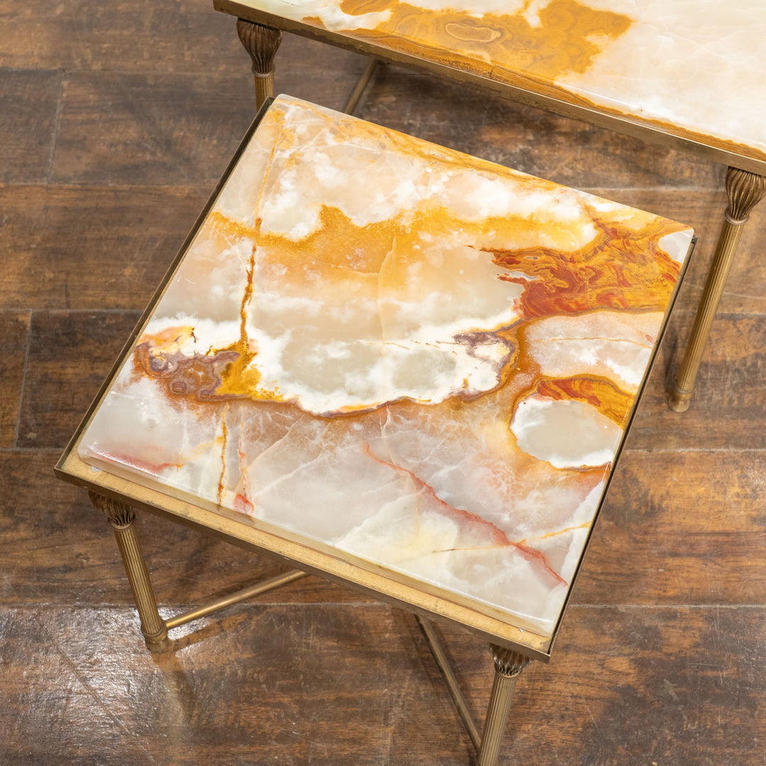 マーブルトップ 3段 ネストテーブル /23K-2