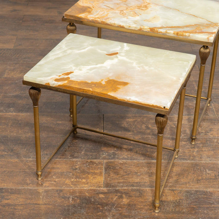 マーブルトップ 3段 ネストテーブル /23K-2