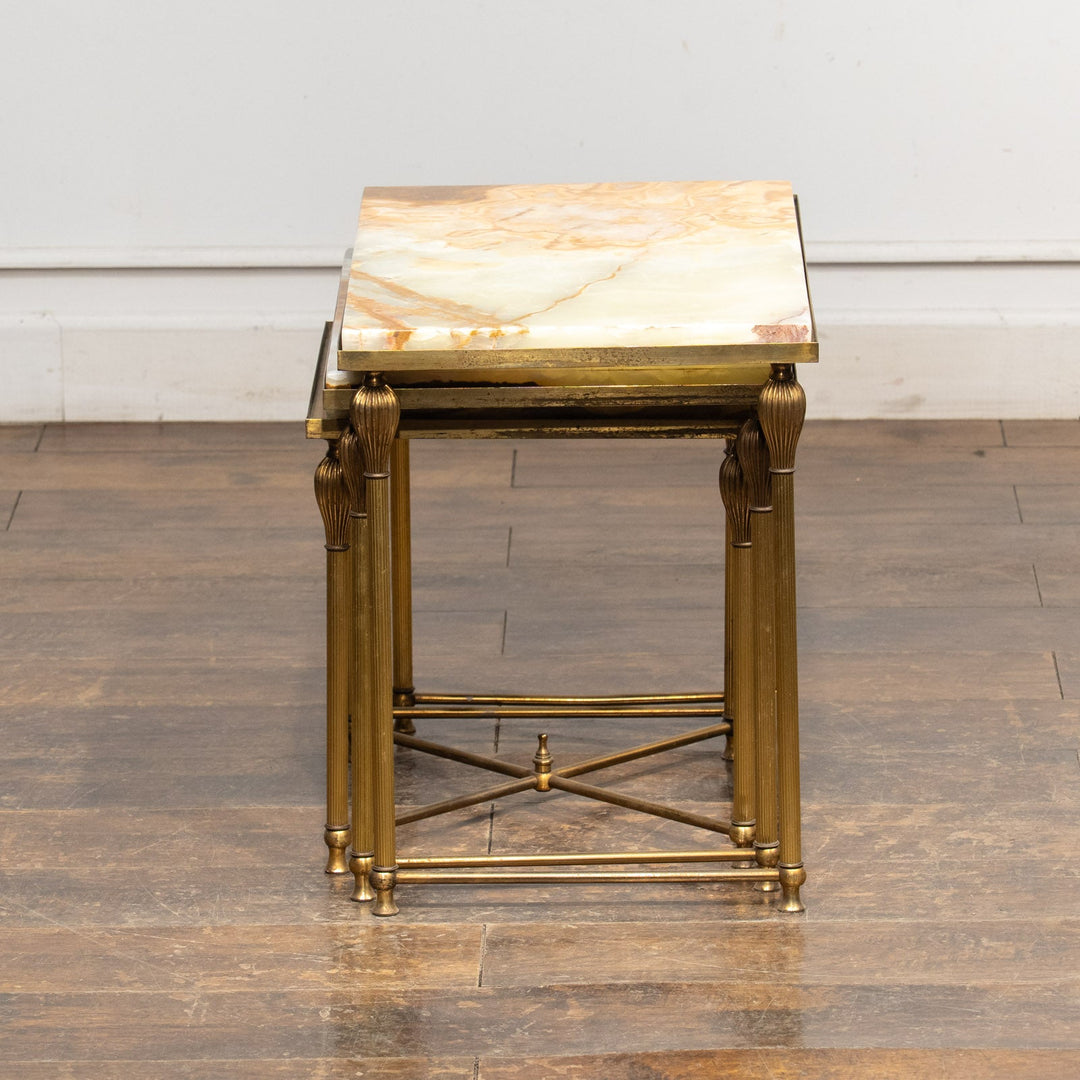 マーブルトップ 3段 ネストテーブル /23K-2