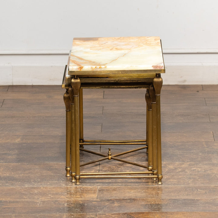 マーブルトップ 3段 ネストテーブル /23K-2