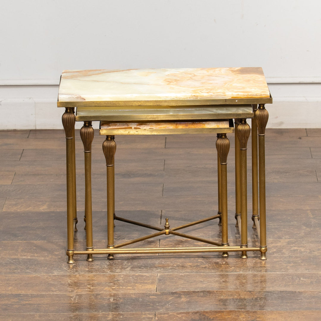 マーブルトップ 3段 ネストテーブル /23K-2