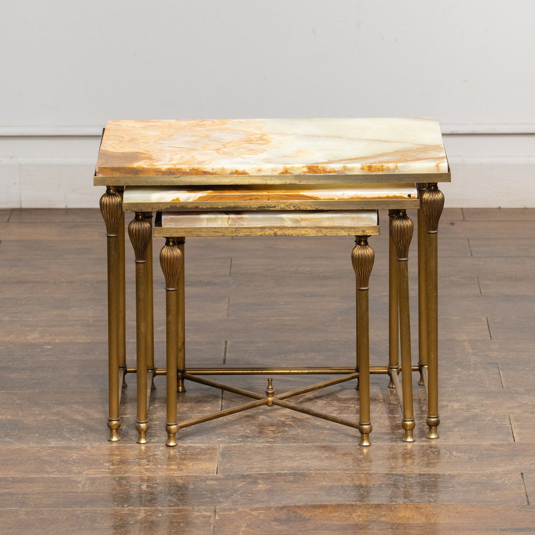 マーブルトップ 3段 ネストテーブル /23K-2