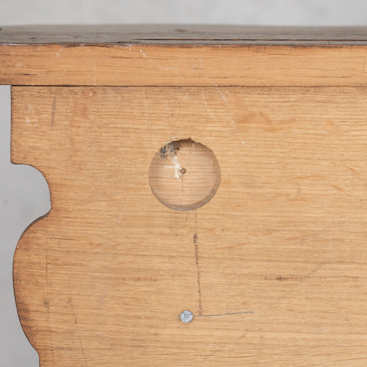 天使を模った真鍮製のフックが印象的 オーク ウォールラック /23K-6