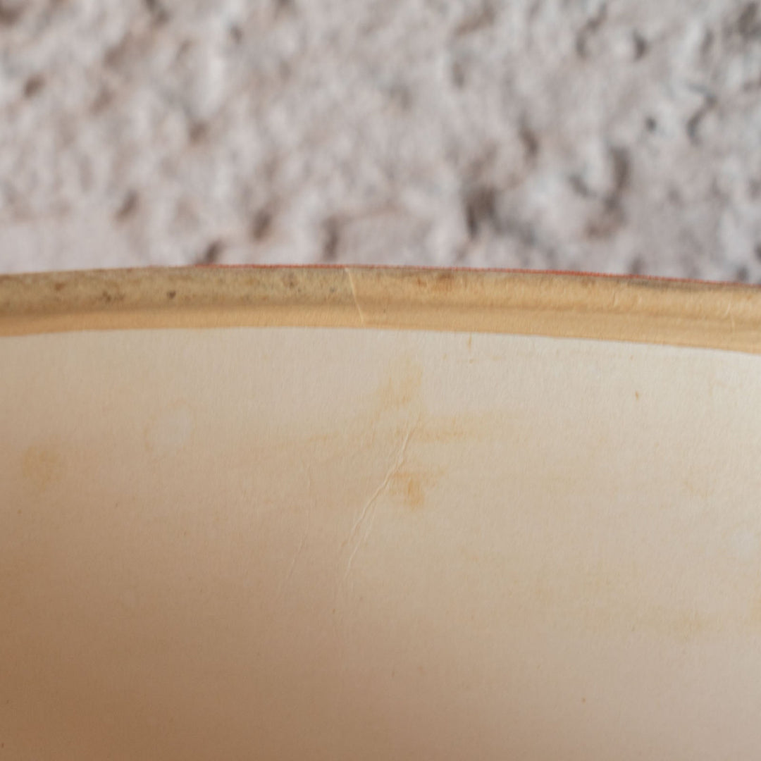 FAT-LAVAと呼ばれる技法で作られた 鮮やかなオレンジが印象的 セラミックテーブルランプ 1灯[m]