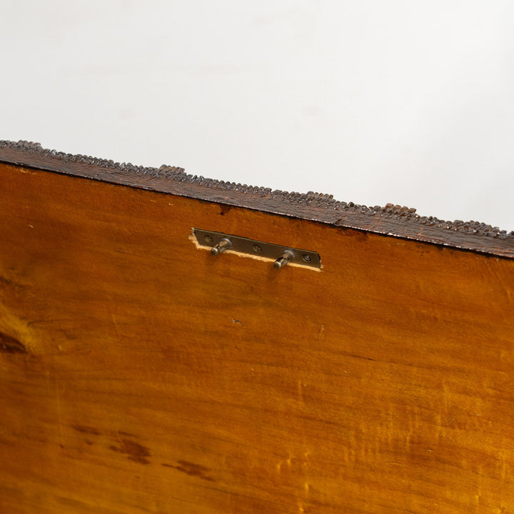 精緻なハンドカービング装飾が見事 トランプアートボックス /23K