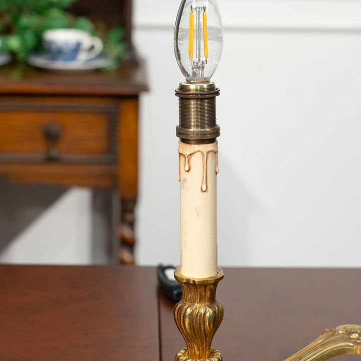 幻想的な雰囲気を醸し出す キャンドルホルダーモチーフ テーブルランプ /23K-2[m]
