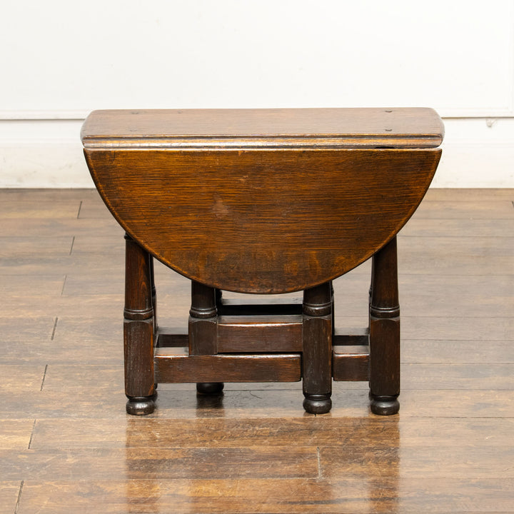 薄くてコンパクトで場所を取らずに収納できる スモール ゲートレッグ ローテーブル /23K