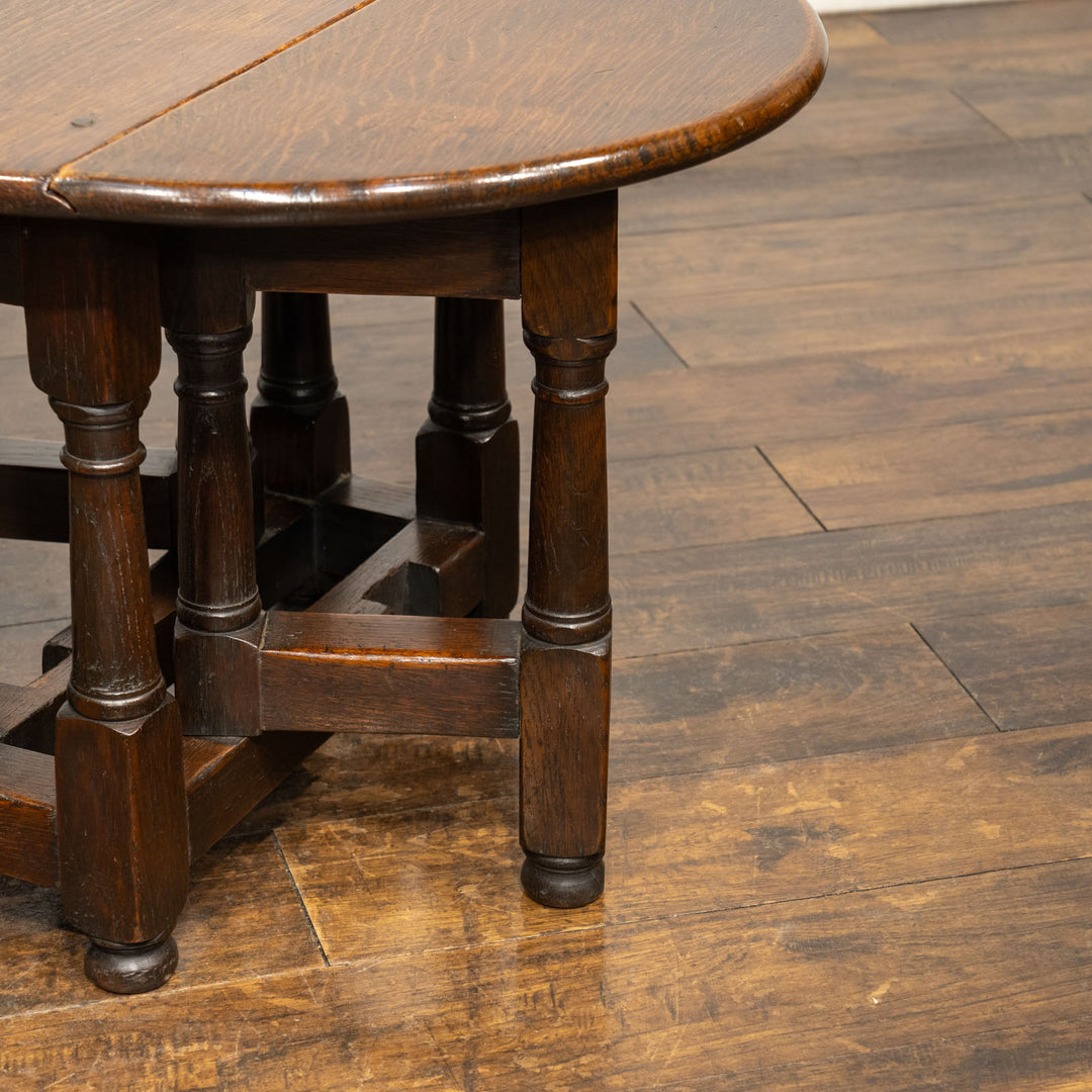 薄くてコンパクトで場所を取らずに収納できる スモール ゲートレッグ ローテーブル /23K