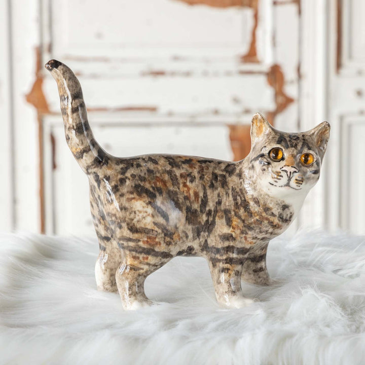 【Winstanley Cat ウィンスタンレイ キャット】◇しなやかに伸びたしっぽが特徴的 Brown tabby ブラウンタビー /23L[m]