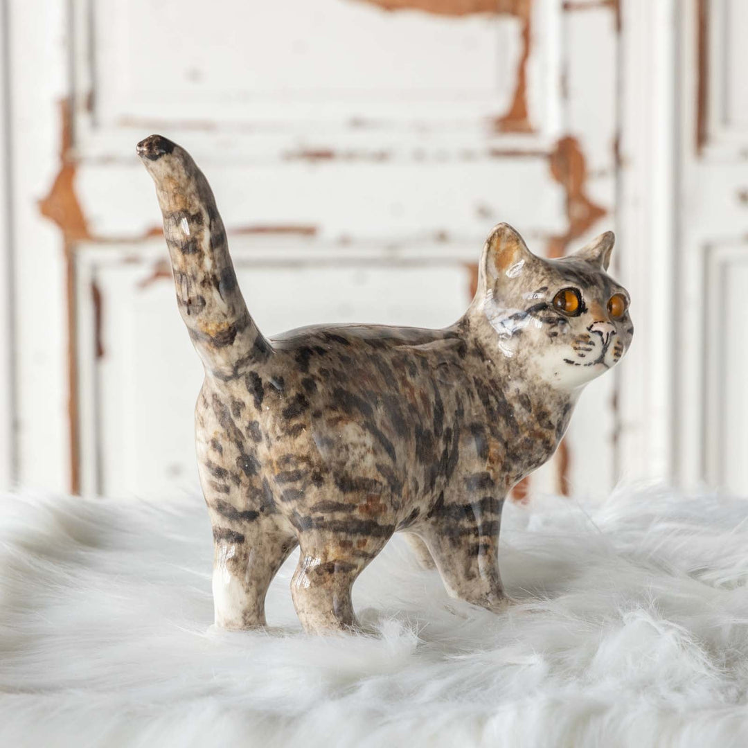【Winstanley Cat ウィンスタンレイ キャット】◇しなやかに伸びたしっぽが特徴的 Brown tabby ブラウンタビー /23L[m]