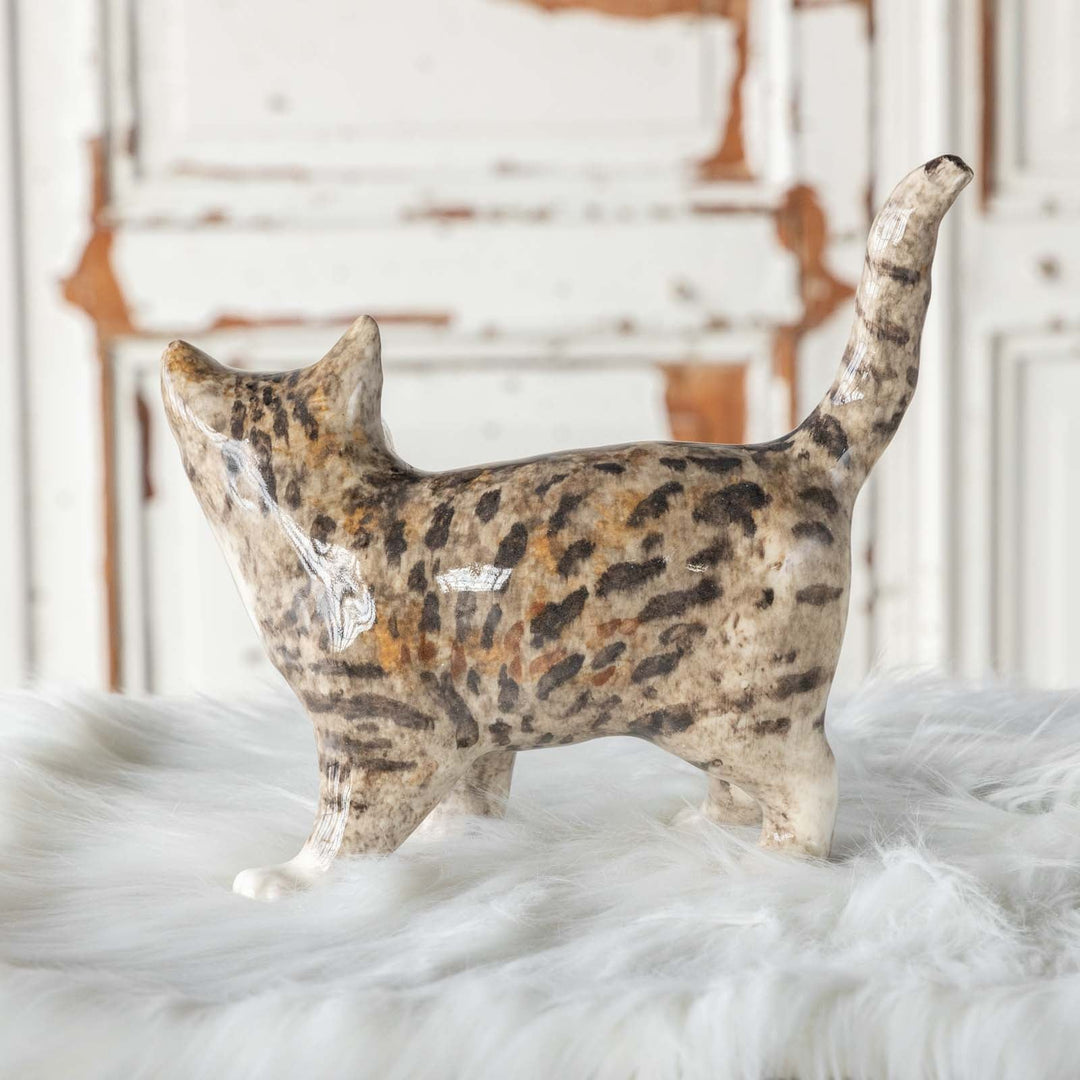 【Winstanley Cat ウィンスタンレイ キャット】◇しなやかに伸びたしっぽが特徴的 Brown tabby ブラウンタビー /23L[m]