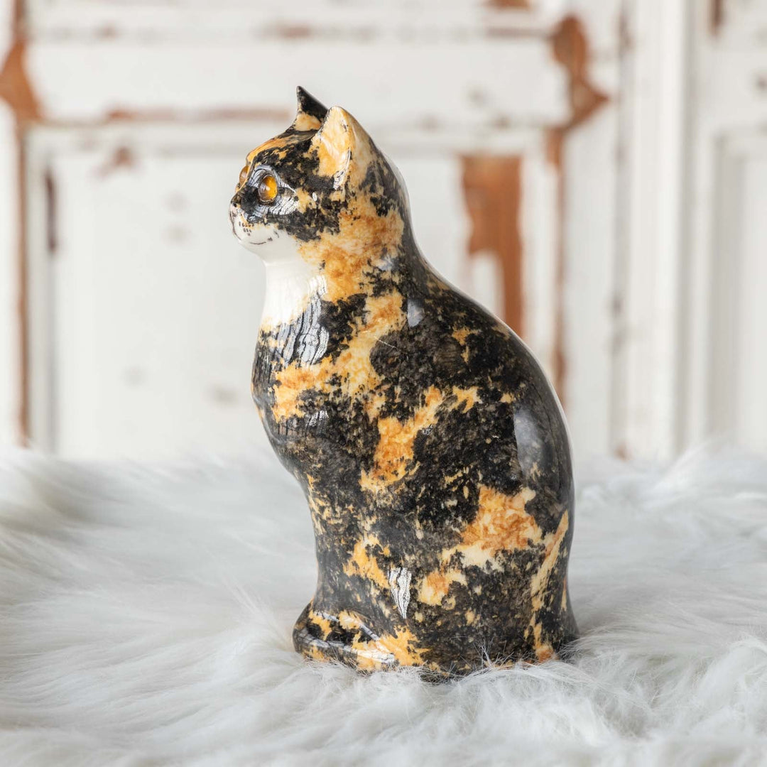 【Winstanley Cat ウィンスタンレイ キャット】◇ちょこんと座った姿が可愛らしい tortoiseshell トータスシェル /23L[m]