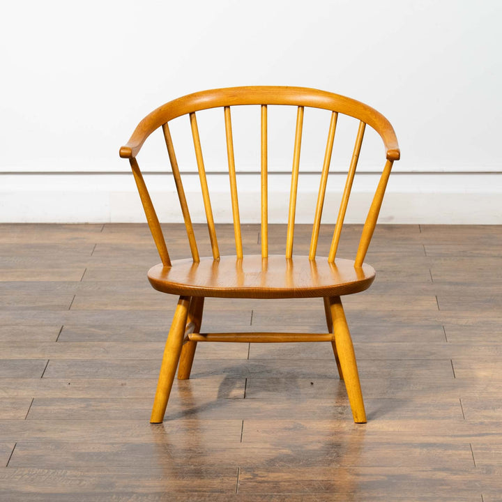 英国【ERCOL アーコール】ゆとりある座面で安定感抜群 ロータイプ スモーカーズチェア[m]