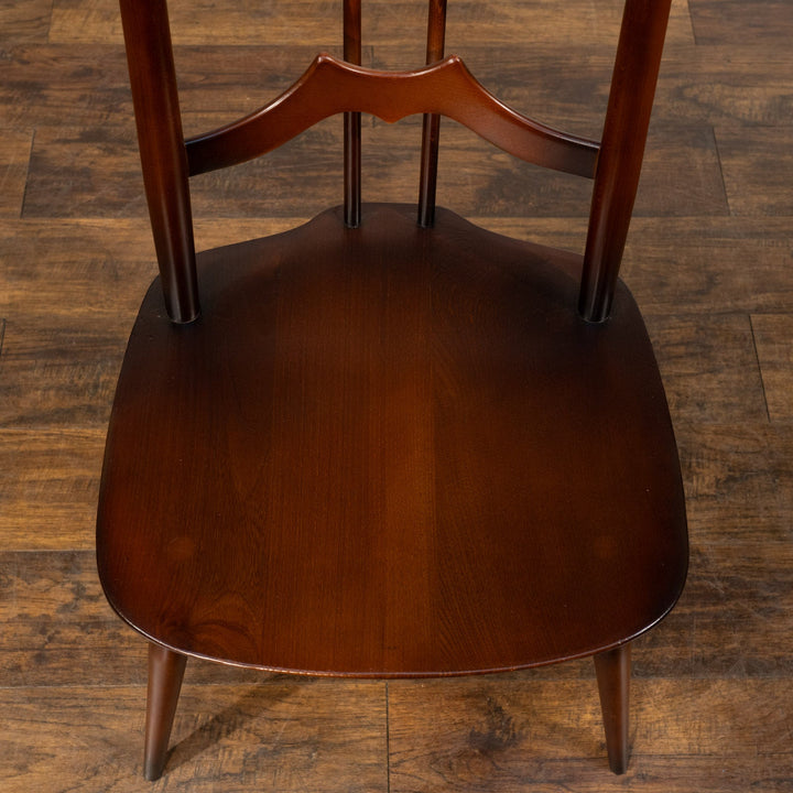 英国【ERCOL アーコール】背中をしっかり支えてくれる ラダーバックチェア No.496 Old Colonial オールドコロニアル /23K-1[m]