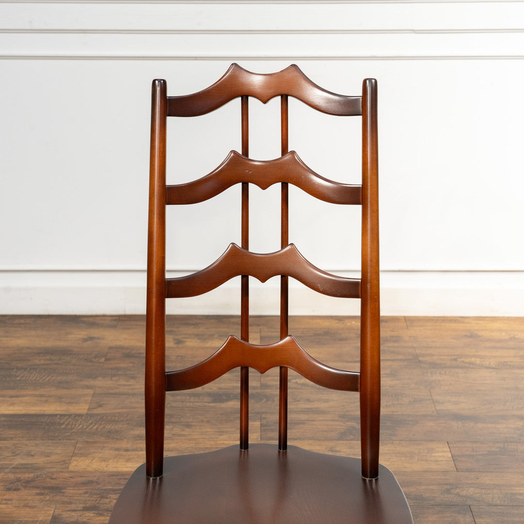 英国【ERCOL アーコール】背中をしっかり支えてくれる ラダーバックチェア No.496 Old Colonial オールドコロニアル /23K-2[m]