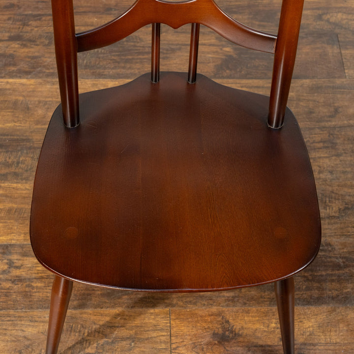 英国【ERCOL アーコール】背中をしっかり支えてくれる ラダーバックチェア No.496 Old Colonial オールドコロニアル /23K-2[m]