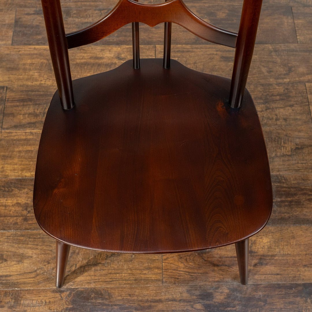 英国【ERCOL アーコール】背中をしっかり支えてくれる ラダーバックチェア No.496 Old Colonial オールドコロニアル /23K-3[m]