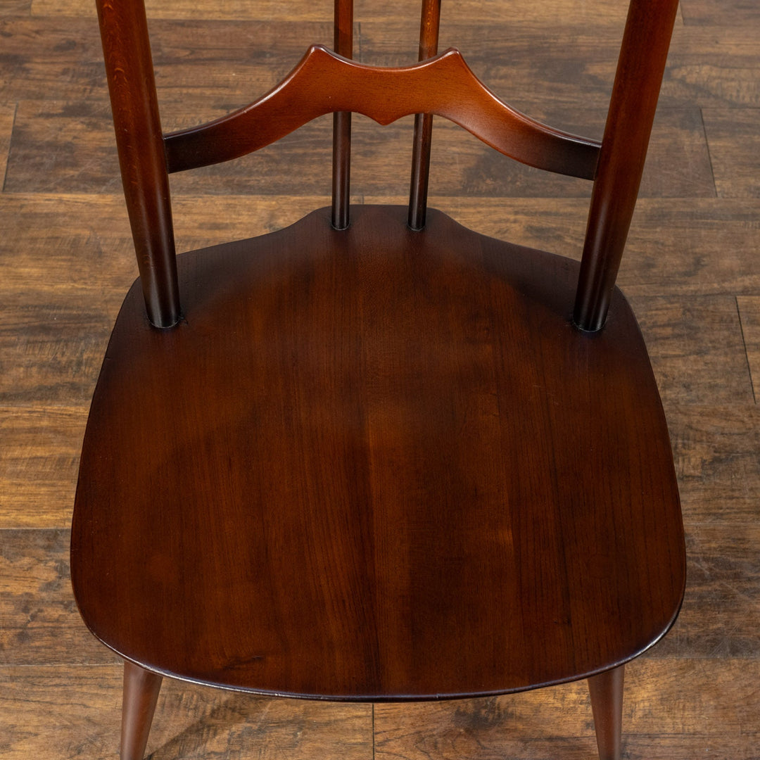 英国【ERCOL アーコール】背中をしっかり支えてくれる ラダーバックチェア No.496 Old Colonial オールドコロニアル /23K-4[m]