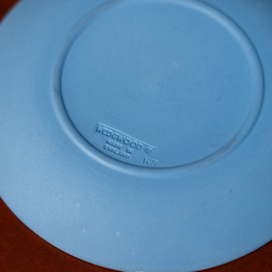 【WEDGWOOD ウェッジウッド Jasper ジャスパー】ウィリアム皇太子の誕生記念品 ミニプレート ペールブルー /23K[m]