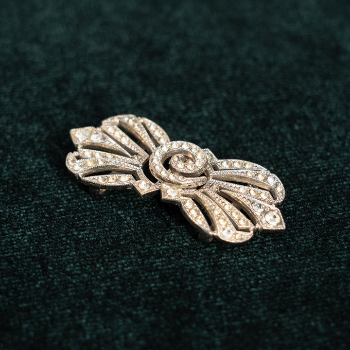 アールデコを感じるモダンなデザイン シルバー マルカジット バックル /23K