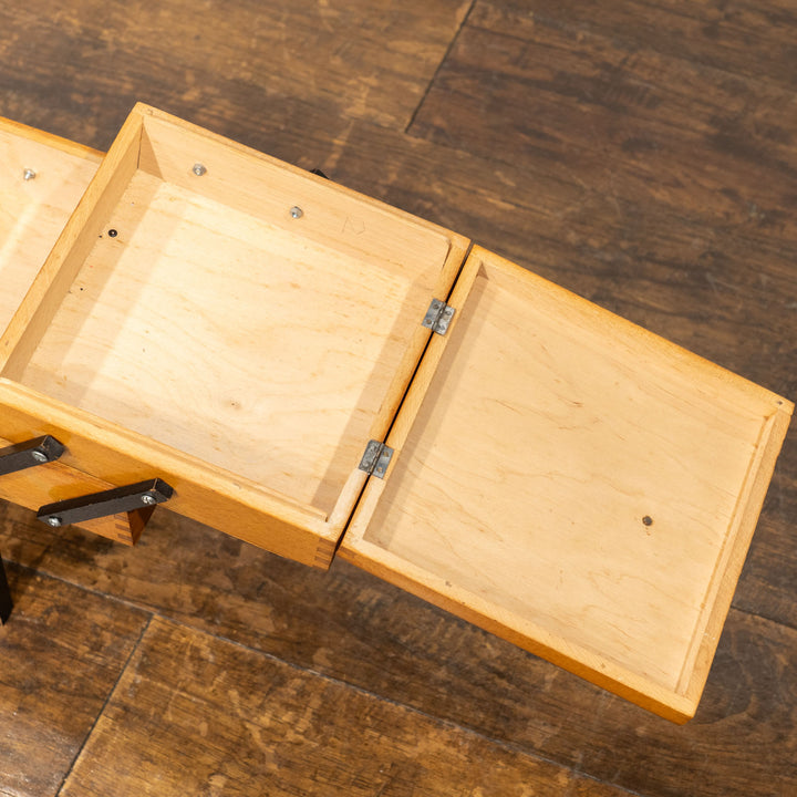 開くと横に大きく広がる使い勝手の良いデザイン ソーイングボックス /23K-B