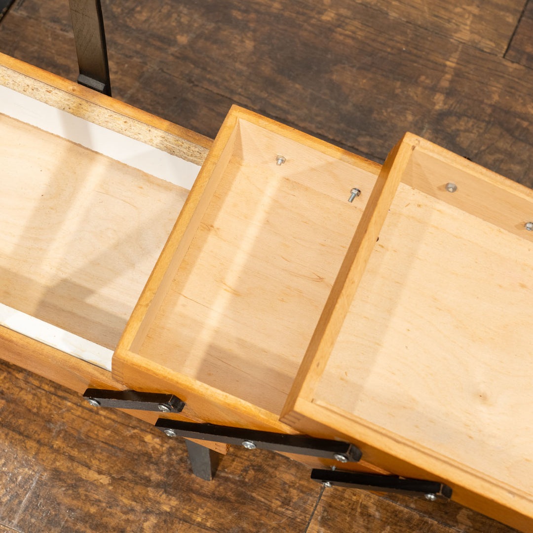 開くと横に大きく広がる使い勝手の良いデザイン ソーイングボックス /23K-B