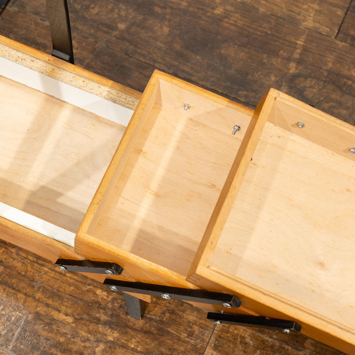 開くと横に大きく広がる使い勝手の良いデザイン ソーイングボックス /23K-B