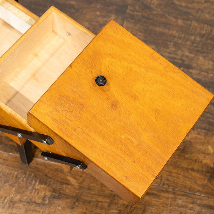 開くと横に大きく広がる使い勝手の良いデザイン ソーイングボックス /23K-B