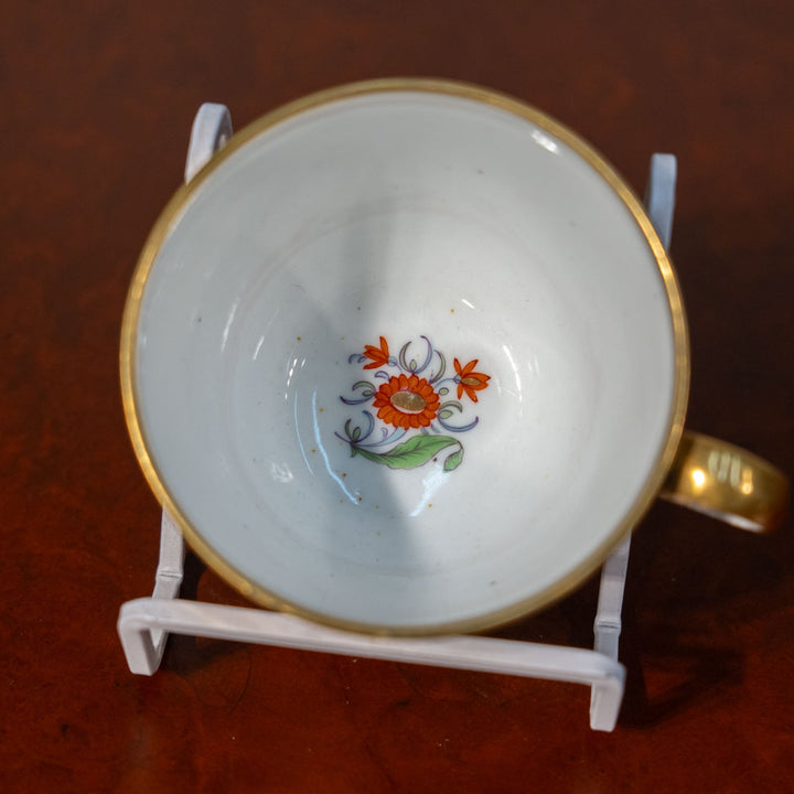 【Spode スポード】煌びやかなイマリパターンが美しい コーヒーカップ&ソーサー[m]