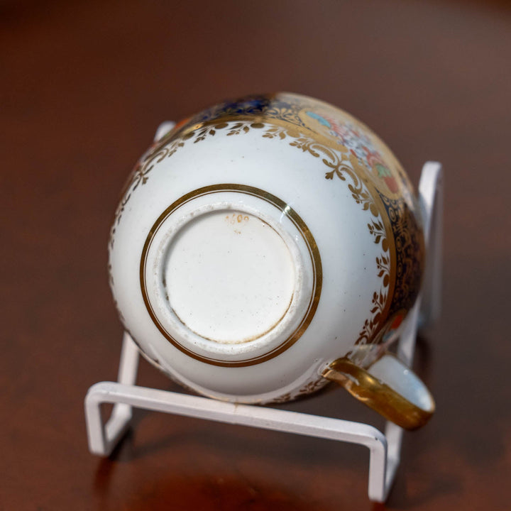【Spode スポード】煌びやかなイマリパターンが美しい コーヒーカップ&ソーサー[m]