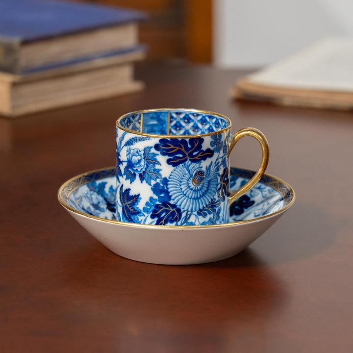 【WEDGWOOD ウェッジウッド /HIBISCUS ハイビスカス】デミタスカップ&ソーサー[m]