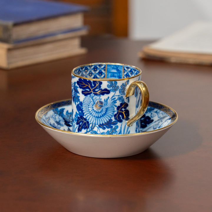 【WEDGWOOD ウェッジウッド /HIBISCUS ハイビスカス】デミタスカップ&ソーサー[m]