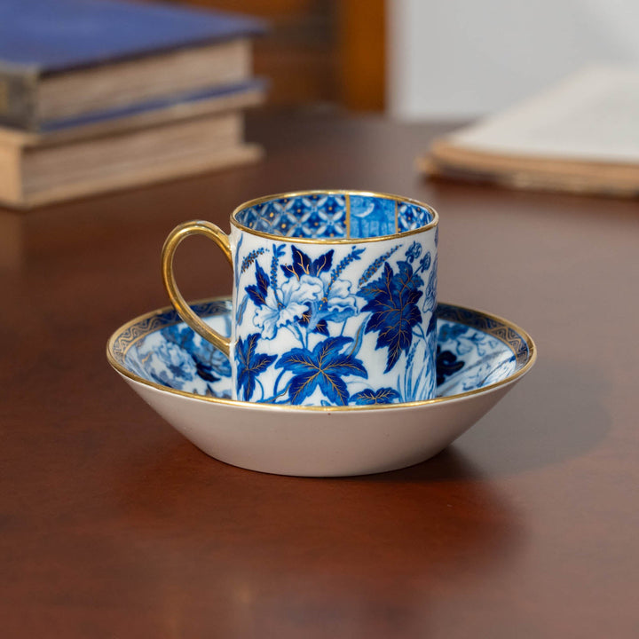 【WEDGWOOD ウェッジウッド /HIBISCUS ハイビスカス】デミタスカップ&ソーサー[m]