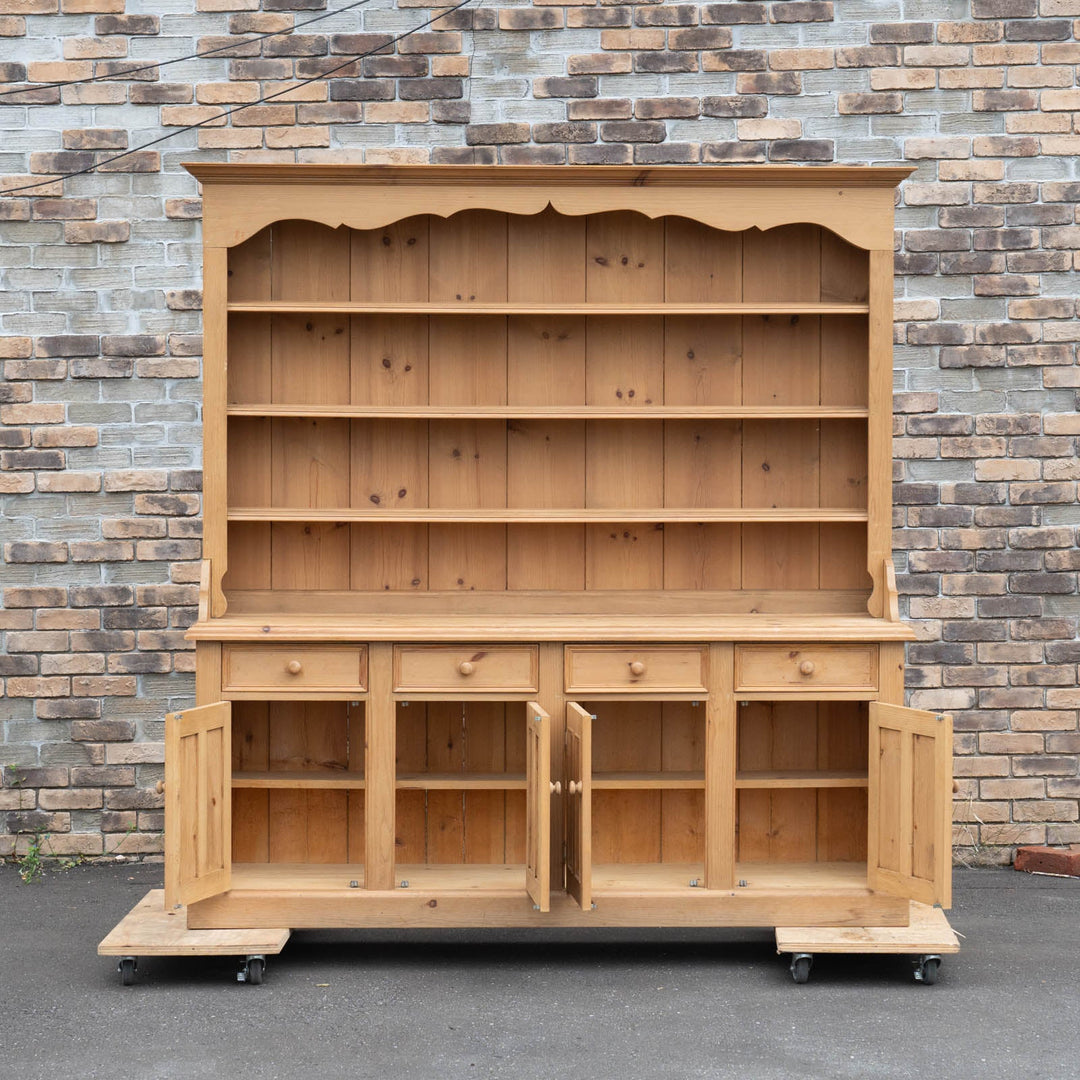 温もりある木材がカントリーやナチュラルなお部屋作りにマッチする オープンカップボード /24E[m]