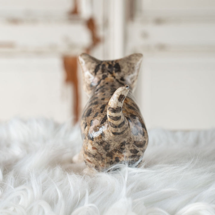 【Winstanley Cat ウィンスタンレイ キャット】◇尻尾や表情からワクワクしていそうな気持ちが伝わる Silver tabby シルバータビー /24E[m]