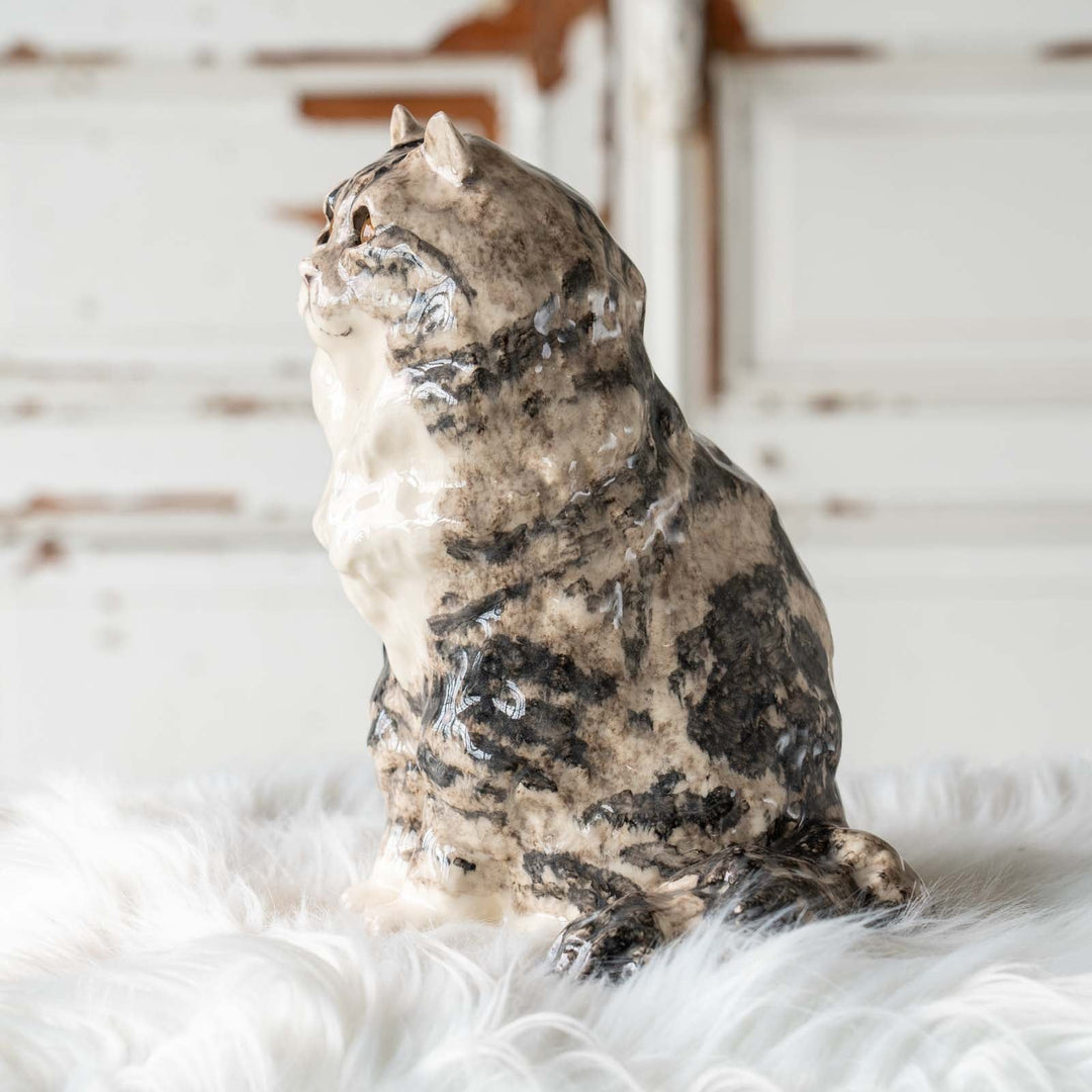 【Winstanley Cat ウィンスタンレイ キャット】◇大きくてモフモフしたシルエットは存在感抜群 Silver tabby シルバータビー /24E[m]