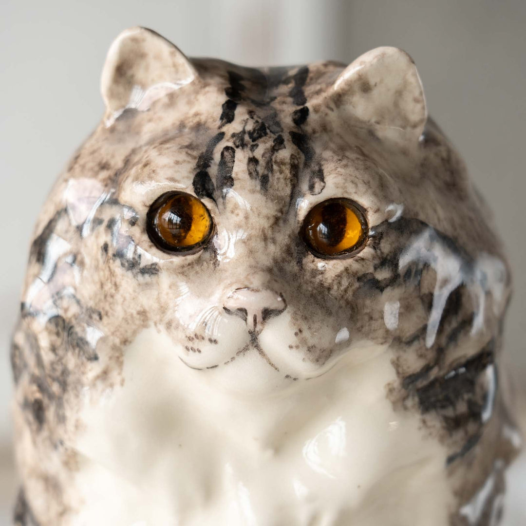 【Winstanley Cat ウィンスタンレイ キャット】◇大きくてモフモフしたシルエットは存在感抜群 Silver tabby シルバータビー /24E[m]